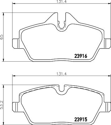 HELLA 8DB 355 026-031 - Jarrupala, levyjarru inparts.fi