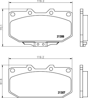 HELLA 8DB 355 026-891 - Jarrupala, levyjarru inparts.fi