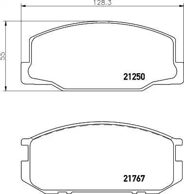 HELLA 8DB 355 026-881 - Jarrupala, levyjarru inparts.fi