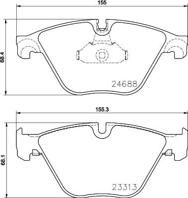 HELLA 8DB 355 026-351 - Jarrupala, levyjarru inparts.fi