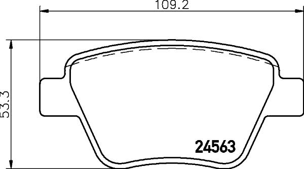 HELLA 8DB 355 026-261 - Jarrupala, levyjarru inparts.fi