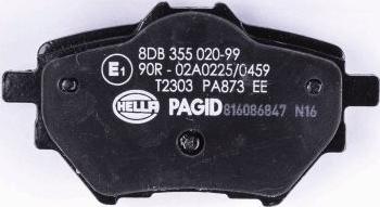 HELLA 8DB 355 020-991 - Jarrupala, levyjarru inparts.fi