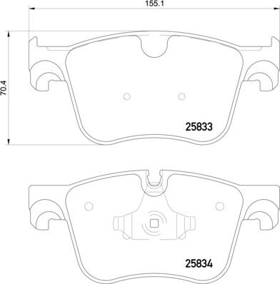 HELLA 8DB 355 020-981 - Jarrupala, levyjarru inparts.fi