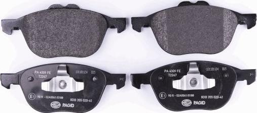 HELLA 8DB 355 020-411 - Jarrupala, levyjarru inparts.fi