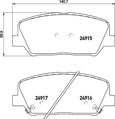 HELLA 8DB 355 020-591 - Jarrupala, levyjarru inparts.fi