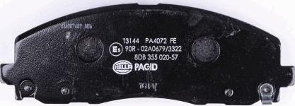 HELLA 8DB 355 020-571 - Jarrupala, levyjarru inparts.fi