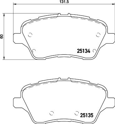 HELLA 8DB 355 020-621 - Jarrupala, levyjarru inparts.fi