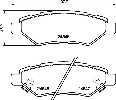 HELLA 8DB 355 020-011 - Jarrupala, levyjarru inparts.fi