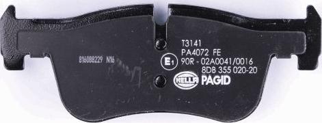 HELLA 8DB 355 020-201 - Jarrupala, levyjarru inparts.fi