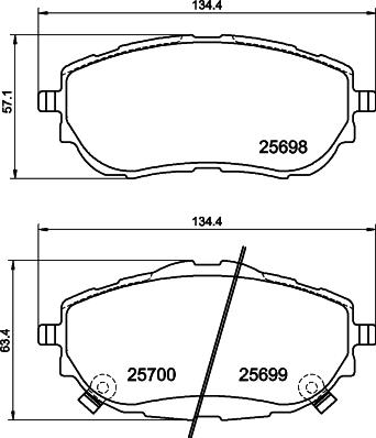 HELLA 8DB 355 020-281 - Jarrupala, levyjarru inparts.fi