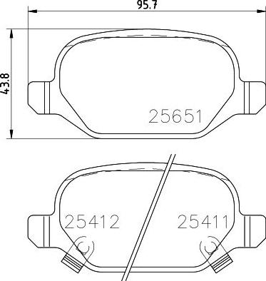 HELLA 8DB 355 020-751 - Jarrupala, levyjarru inparts.fi