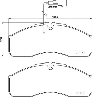 HELLA 8DB 355 020-711 - Jarrupala, levyjarru inparts.fi