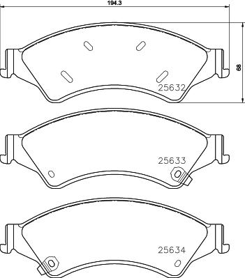 HELLA 8DB 355 020-781 - Jarrupala, levyjarru inparts.fi