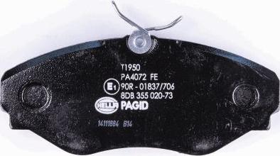 HELLA 8DB 355 020-731 - Jarrupala, levyjarru inparts.fi