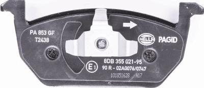 HELLA 8DB 355 021-951 - Jarrupala, levyjarru inparts.fi