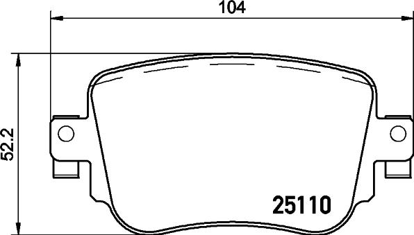 HELLA 8DB 355 021-911 - Jarrupala, levyjarru inparts.fi