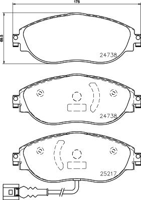 VAG 5Q0 698 151 AG - Jarrupala, levyjarru inparts.fi