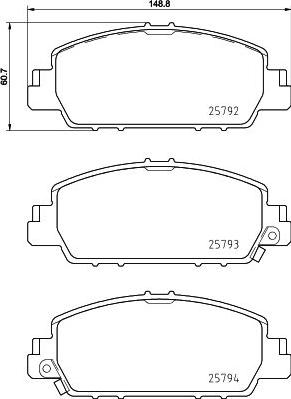 HELLA 8DB 355 021-471 - Jarrupala, levyjarru inparts.fi