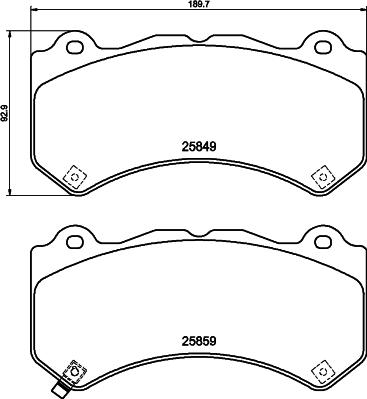 HELLA 8DB 355 021-041 - Jarrupala, levyjarru inparts.fi