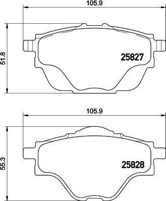 HELLA 8DB 355 021-001 - Jarrupala, levyjarru inparts.fi