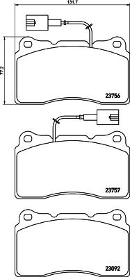 HELLA 8DB 355 021-151 - Jarrupala, levyjarru inparts.fi