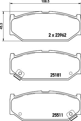 HELLA 8DB 355 021-121 - Jarrupala, levyjarru inparts.fi