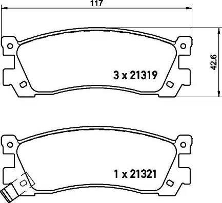 HELLA 8DB 355 021-171 - Jarrupala, levyjarru inparts.fi