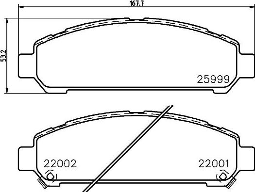 HELLA 8DB 355 021-821 - Jarrupala, levyjarru inparts.fi