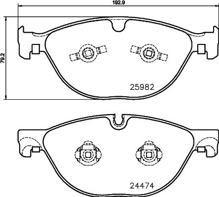 HELLA 8DB 355 021-381 - Jarrupala, levyjarru inparts.fi