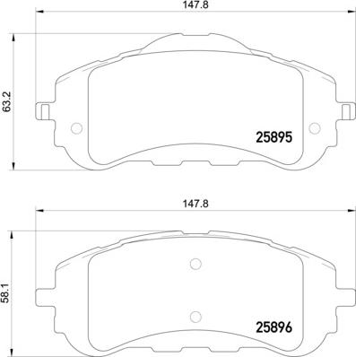 HELLA 8DB 355 021-321 - Jarrupala, levyjarru inparts.fi