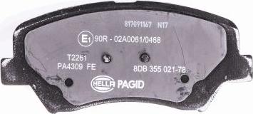 HELLA 8DB 355 021-781 - Jarrupala, levyjarru inparts.fi