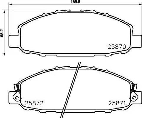 HELLA 8DB 355 021-721 - Jarrupala, levyjarru inparts.fi