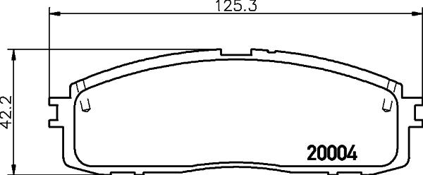 HELLA 8DB 355 028-941 - Jarrupala, levyjarru inparts.fi