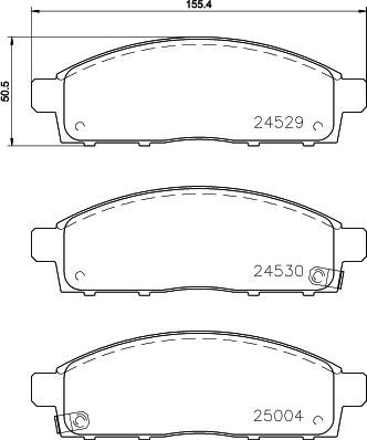 HELLA 8DB 355 028-611 - Jarrupala, levyjarru inparts.fi