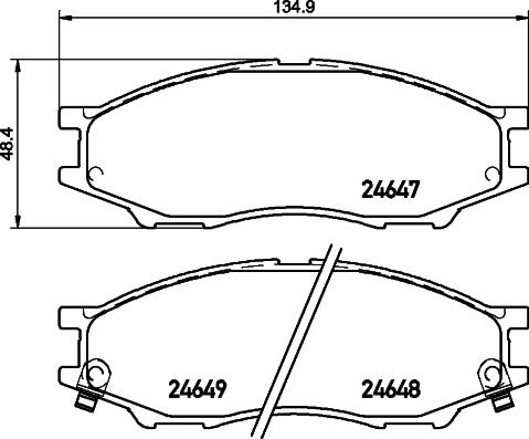 HELLA 8DB 355 028-681 - Jarrupala, levyjarru inparts.fi