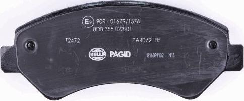 HELLA 8DB 355 023-011 - Jarrupala, levyjarru inparts.fi