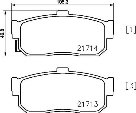 HELLA 8DB 355 023-181 - Jarrupala, levyjarru inparts.fi