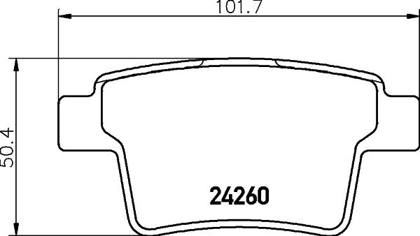 HELLA 8DB 355 023-891 - Jarrupala, levyjarru inparts.fi