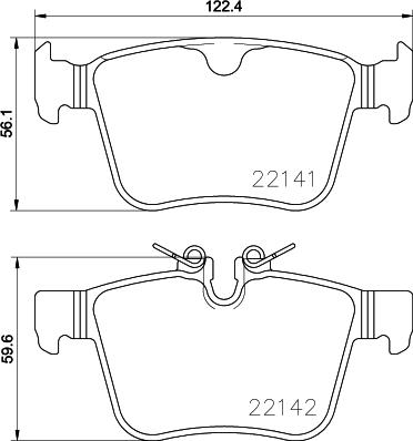 HELLA 8DB 355 023-361 - Jarrupala, levyjarru inparts.fi