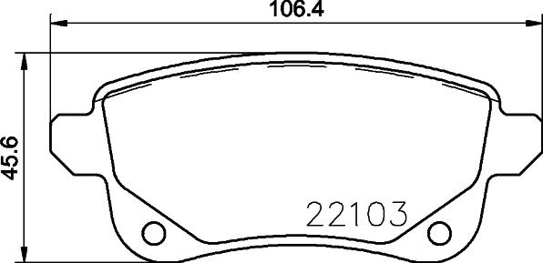 HELLA 8DB 355 023-211 - Jarrupala, levyjarru inparts.fi