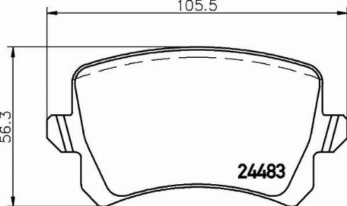 HELLA 8DB 355 026-191 - Jarrupala, levyjarru inparts.fi