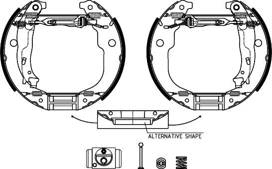 HELLA 8DB 355 022-951 - Jarrukenkäsarja inparts.fi