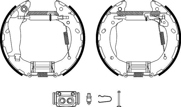 HELLA 8DB 355 022-551 - Jarrukenkäsarja inparts.fi