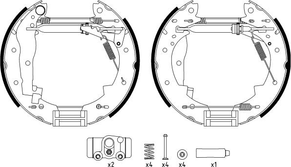 HELLA 8DB 355 022-731 - Jarrukenkäsarja inparts.fi