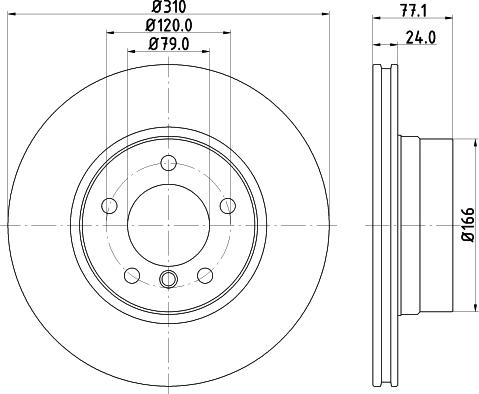 HELLA 8DD 355 124-031 - Jarrulevy inparts.fi