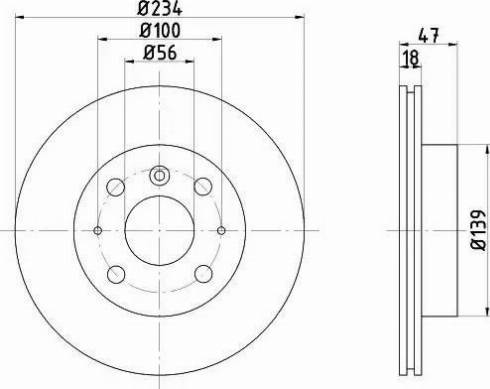 HELLA 8DD 355 104-841 - Jarrulevy inparts.fi