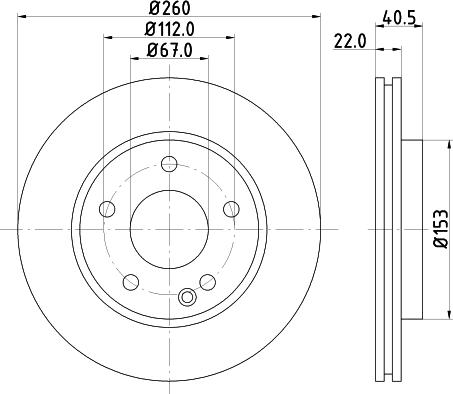 HELLA 8DD 355 105-991 - Jarrulevy inparts.fi