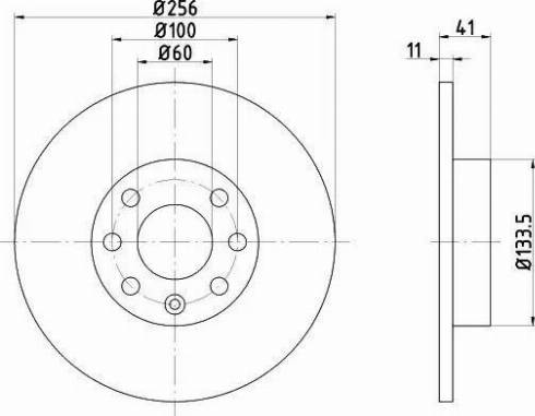 HELLA 8DD 355 106-031 - Jarrulevy inparts.fi