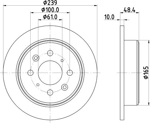 HELLA 8DD 355 103-111 - Jarrulevy inparts.fi