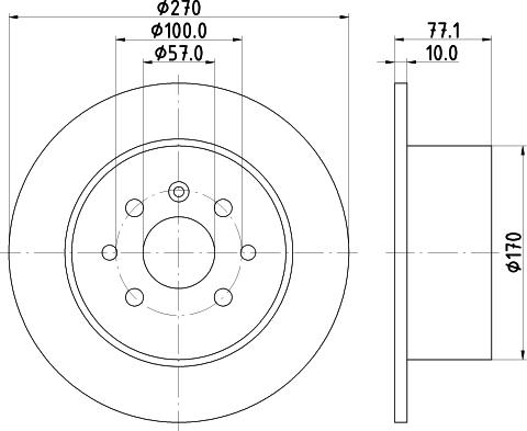 HELLA 8DD 355 102-481 - Jarrulevy inparts.fi